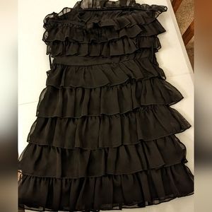Black Ruffle Dress
